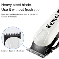 Kemei KM-809A Hair Trimmer For Men Beard Professional Hair Clipper Electric Razor Hair Cutting Machine Haircut Electric Shaver 2