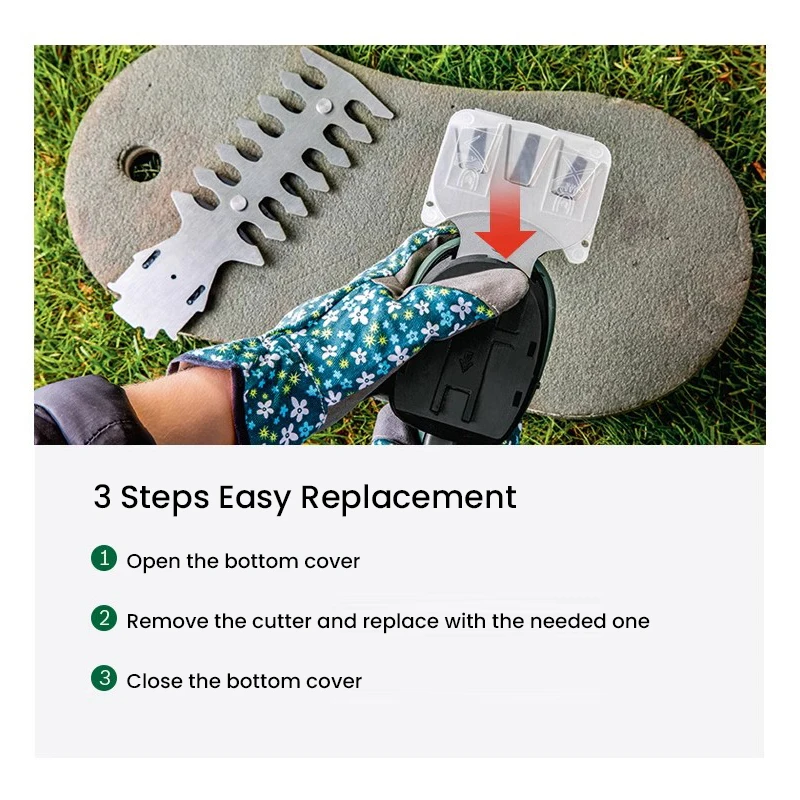 3.6V Cordless Electric Hedge Trimmer Bosch Easyshear Portable Shrub Trimmer Mini Grass Mower Multipurpose Garden Pruning Machine 3