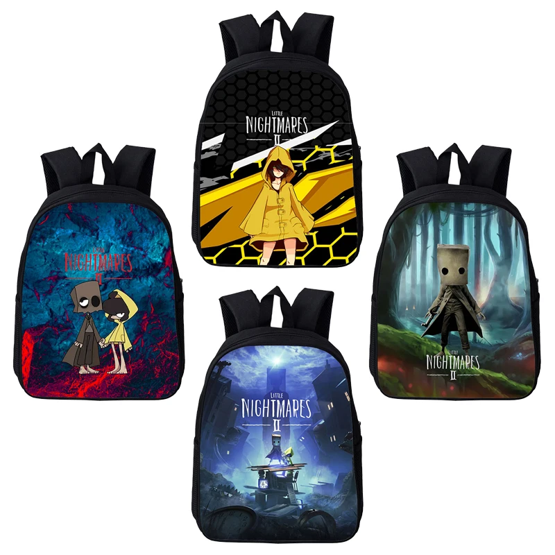 

Mochila Little Nightmares2 3D Backpack Kids Bookbag Para Hombre Plecak School Bags Girls Boys Kawaii Bag Women Hip Hop TravelBag
