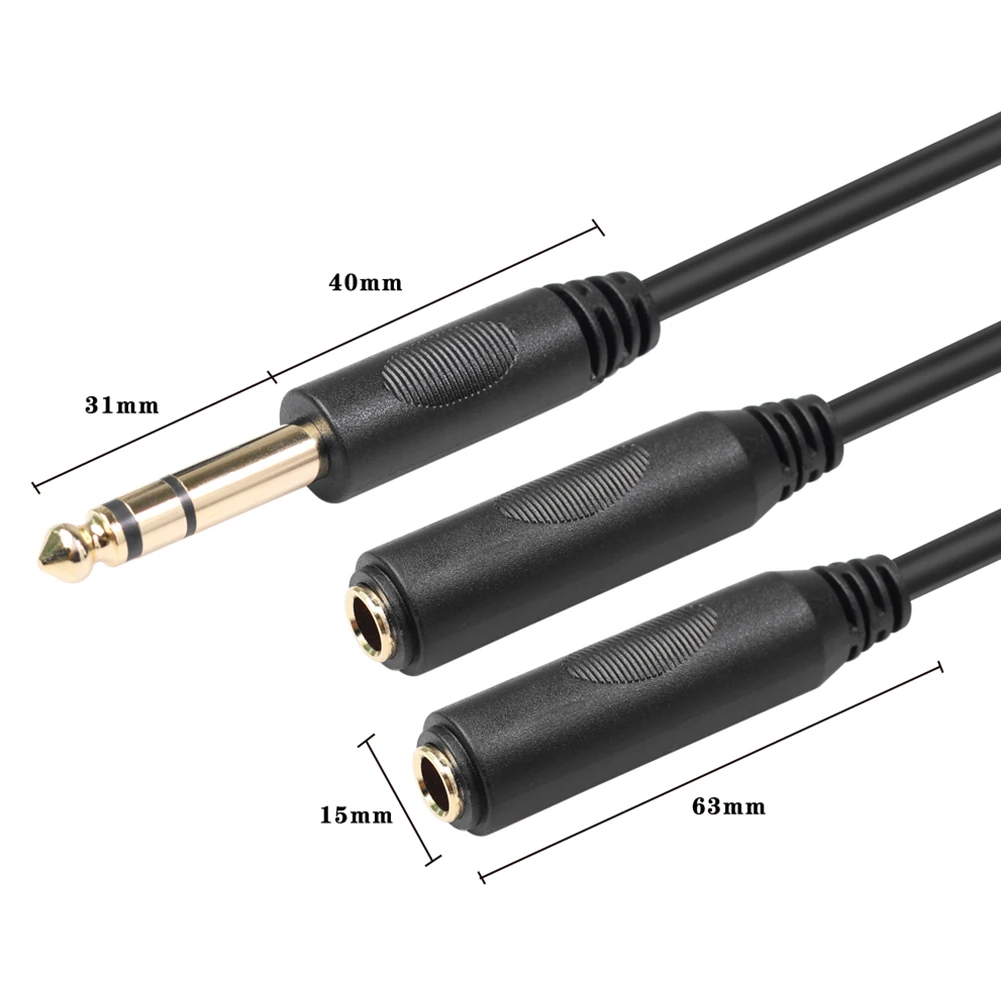 1/4 Y ø ׷  ڵ, 6.35mm -2 6.35mm   ̺