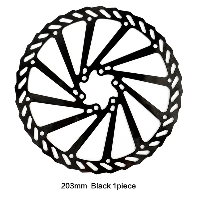 CHOOEE Bicycle Brake Rotors,Steel 160mm/180mm/203mm MTB Road Bike Disc Brake Rotor,For SHIMANO SRAM Centerline 203mm  Black