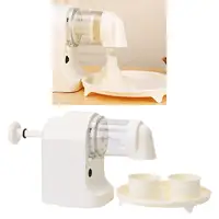 Electric Ice Crusher Ice Shaver Snow Cone Machine with Ice Cube Tray for DIY Home Kitchen Bars Commercial Use Portable 1