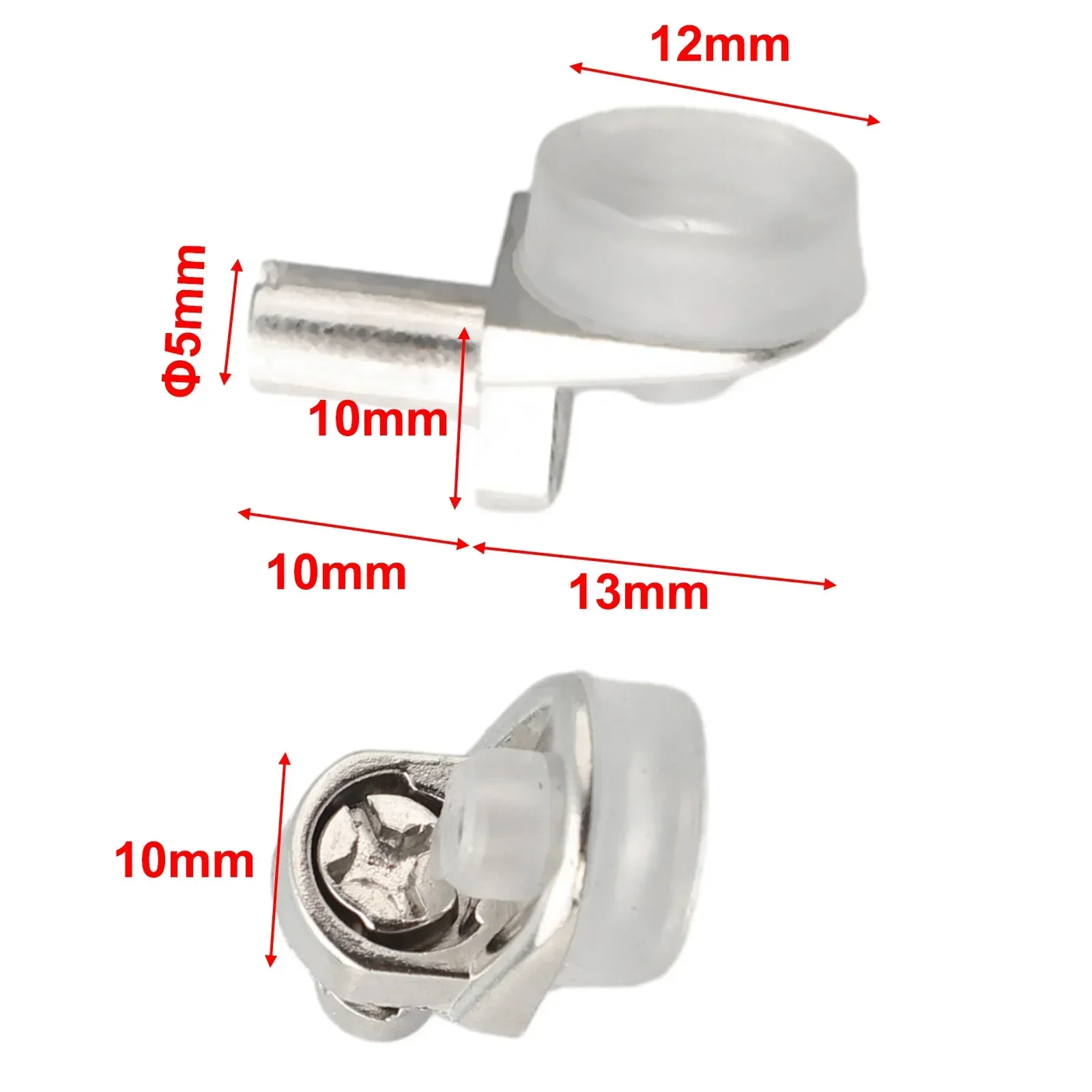 20Pcs Shelf Support Furniture Cabinet Glass Plate Holder Thickened Suction Cup Fixed Shelf Holder Shoe Cabinet Tray Bracket 3