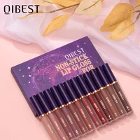 Matte Lipstick Set 12 Colors Long Lasting Waterproof Non-Stick Cup Lip Glaze Not Easy To Fade Red Lips Makeup Lip Tint Cosmetic 2