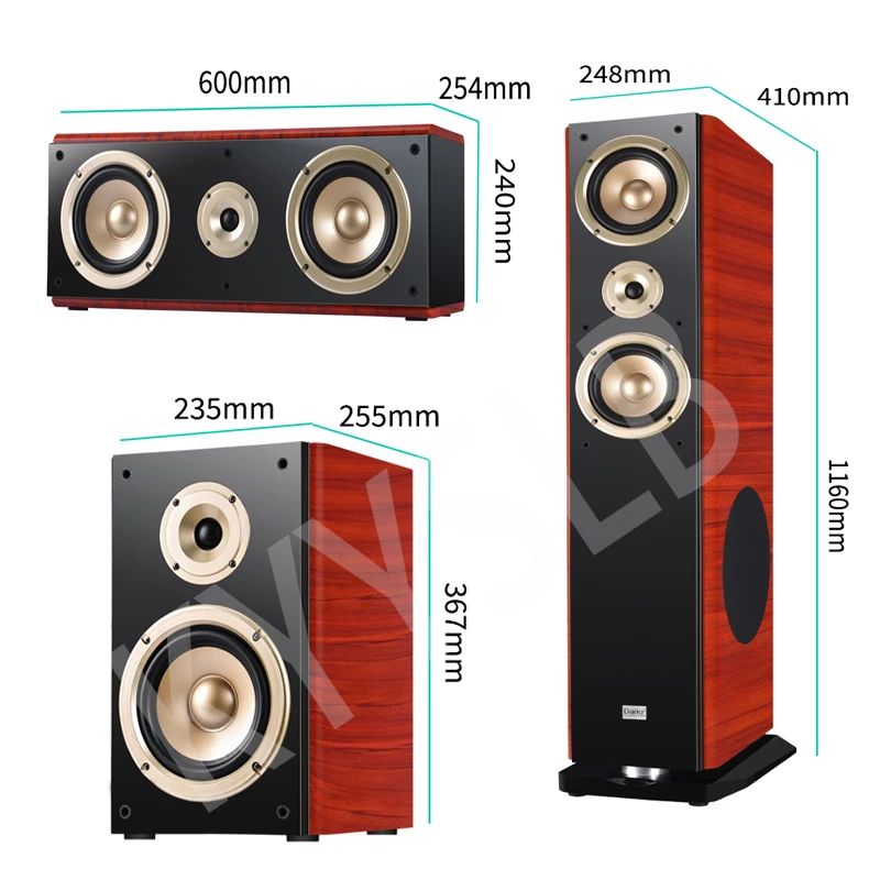 KYYSLB 1000-2000W 5.1 Bluetooth Amplifier Home Theatre System Audio Sound DTS Dolby Amplificador 220V A Set images - 6