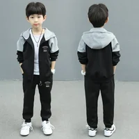 Boys Spring/autumn 2024 New Arrival Fashionable Baby Trendy Brand 2-piece Set Cool Kids Clothes For Little Ones