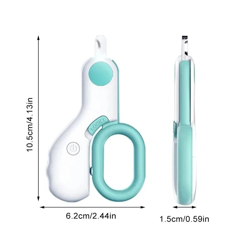 LED Light Pet Nail Clipper With Safety Lock