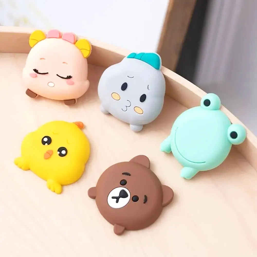 Anti Collision Pads Silicone World Door Handle Anti-collision Pad Wall Sticker Mute Door Stoppers Refrigerator Collision Pad Silent Shock Absorber