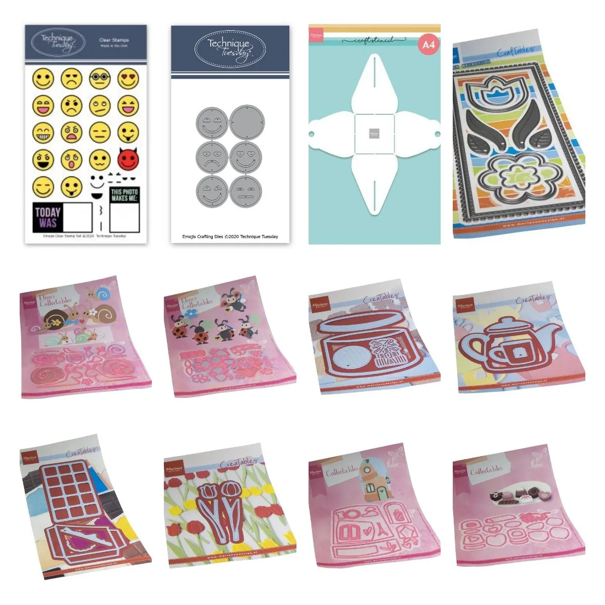 Kit De 28 Poinçons De Découpe En Acier - Pour Scrapbooking, Cartes Faites Main Et DIY