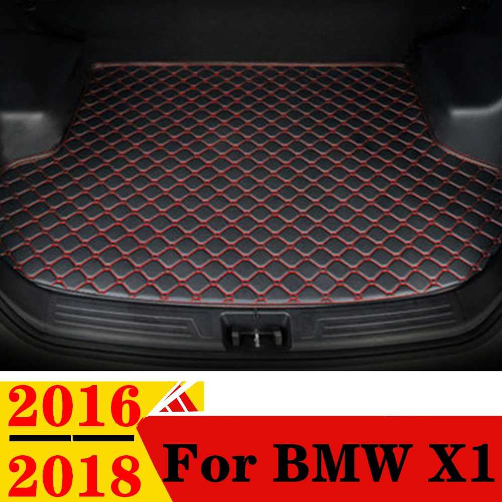 

Коврик для багажника автомобиля для BMW X1 2018 2017 2016, плоский боковой Задний защитный коврик для груза, коврик для подкладки, задний коврик для багажника, детали для транспортных средств