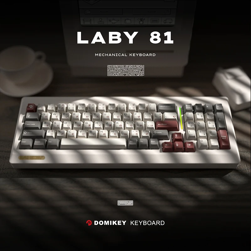 Domikey LABY81 기계식 게이머 키보드 키트, 3 가지 모드, 2.4G 무선 블루투스 키보드 키트, 개스킷 맞춤형 게이밍 키보드 선물