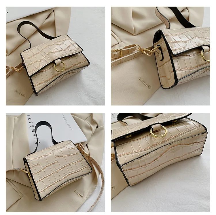 Small Bag Crocodile Women Bags 2022 New Korean Style Fashion Handbag Shoulder Bag Leisure Simple Bag