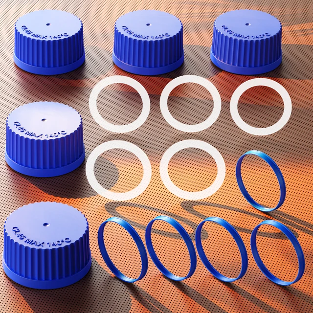 Bottiglie Di Vetro Con Tappo GL45 - 25ml To 1000ml, Per Laboratorio O Conservazione - Foto 10