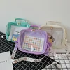 Ita Bag Cute Female Clear Backpack Transparent Backpacks Ita Shoulder Bag  for Teenage Girl Women Jelly Itabag Bagpack 6