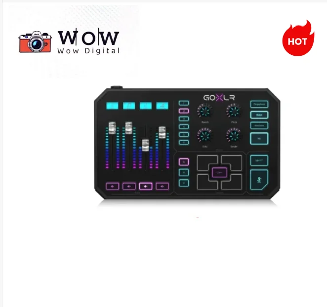

Профессиональный миксер TC HELICON GO XLR, компьютерная звуковая карта с 4-канальным миксером для сверхбыстрого смешивания аудио через USB