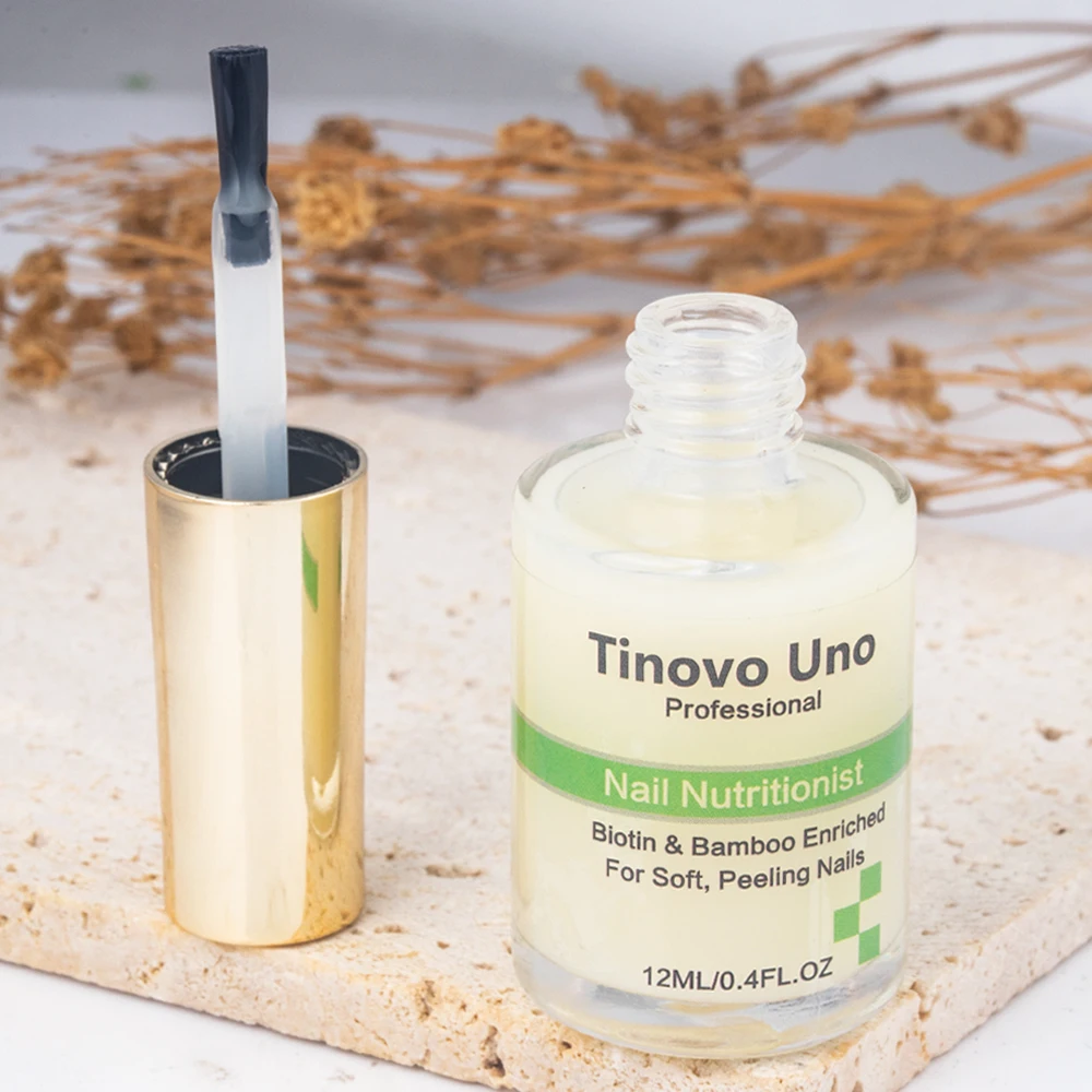 Cuticle Oil Nail Nutritionist Biotin Bamboo Revitalizing Base Oil for Soft Damaged Nails Repair Strengthener Care