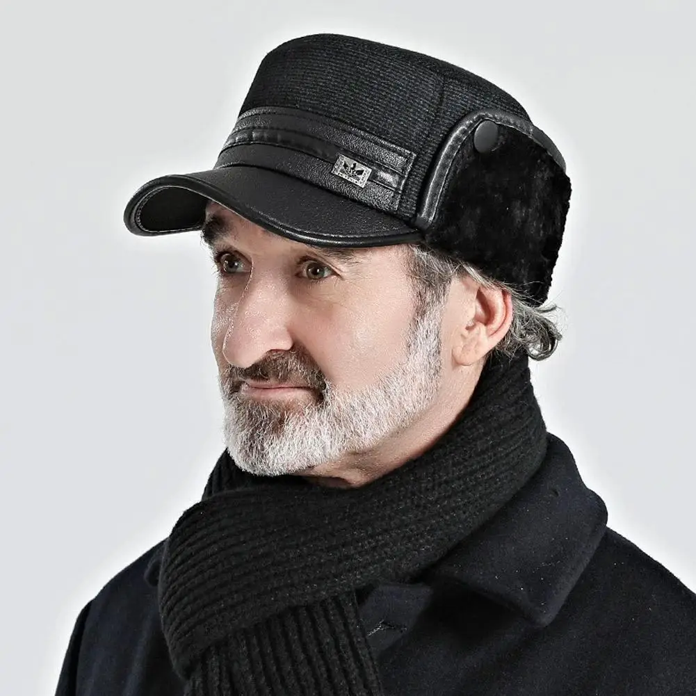 Wintermütze für Herren, winddicht, wasserdicht, Outdoor-Wintermütze, Entenschnabel-Design, Wintermütze für ältere Menschen, ohne Bügel, Komfort für den ganzen Tag ﻿ – Detail 20