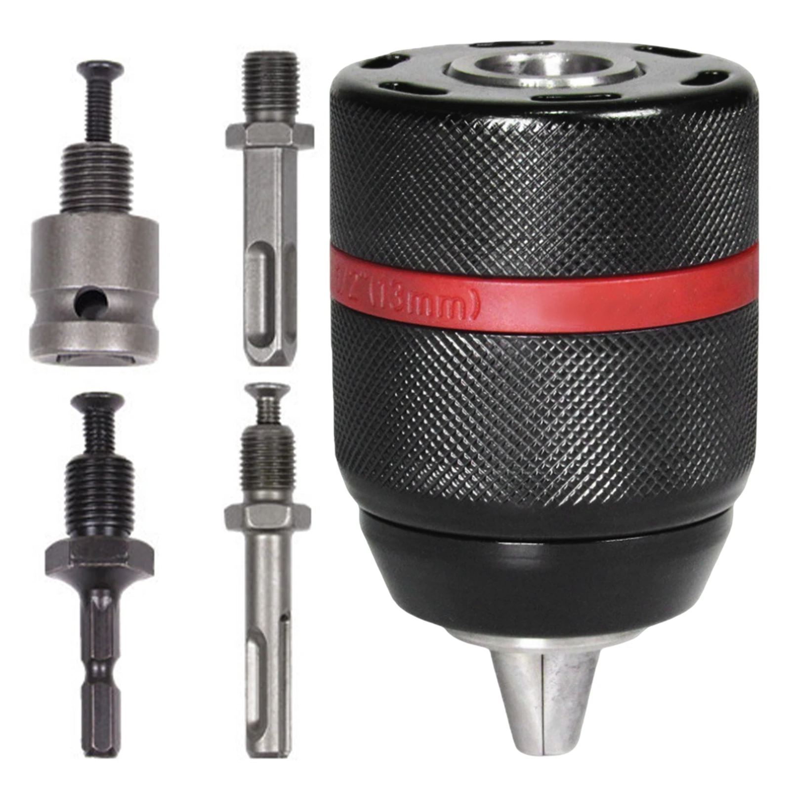 

13mm 1/2-20UNF Self Locking Keyless Quick Connect Efficient Electric Conversion Tool Shock Durable Drill Chuck For Impact Driver