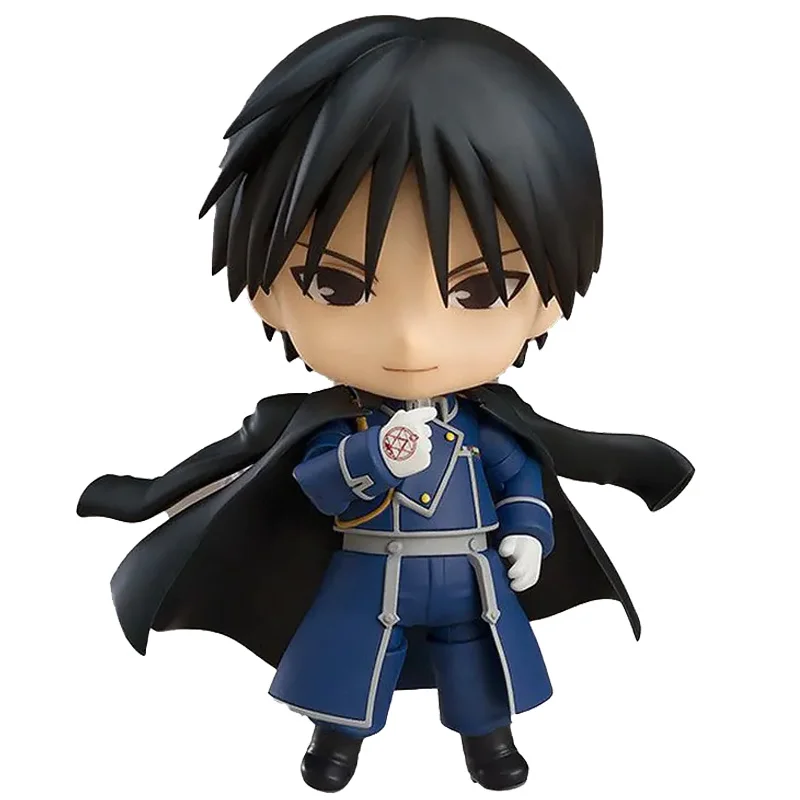 주식 오리지널 GSC Good Smile Nendoroid 823 로이 머스탱 풀메탈 연금술사, 10cm 모델 컬렉션, 액션 피규어 장난감 선물