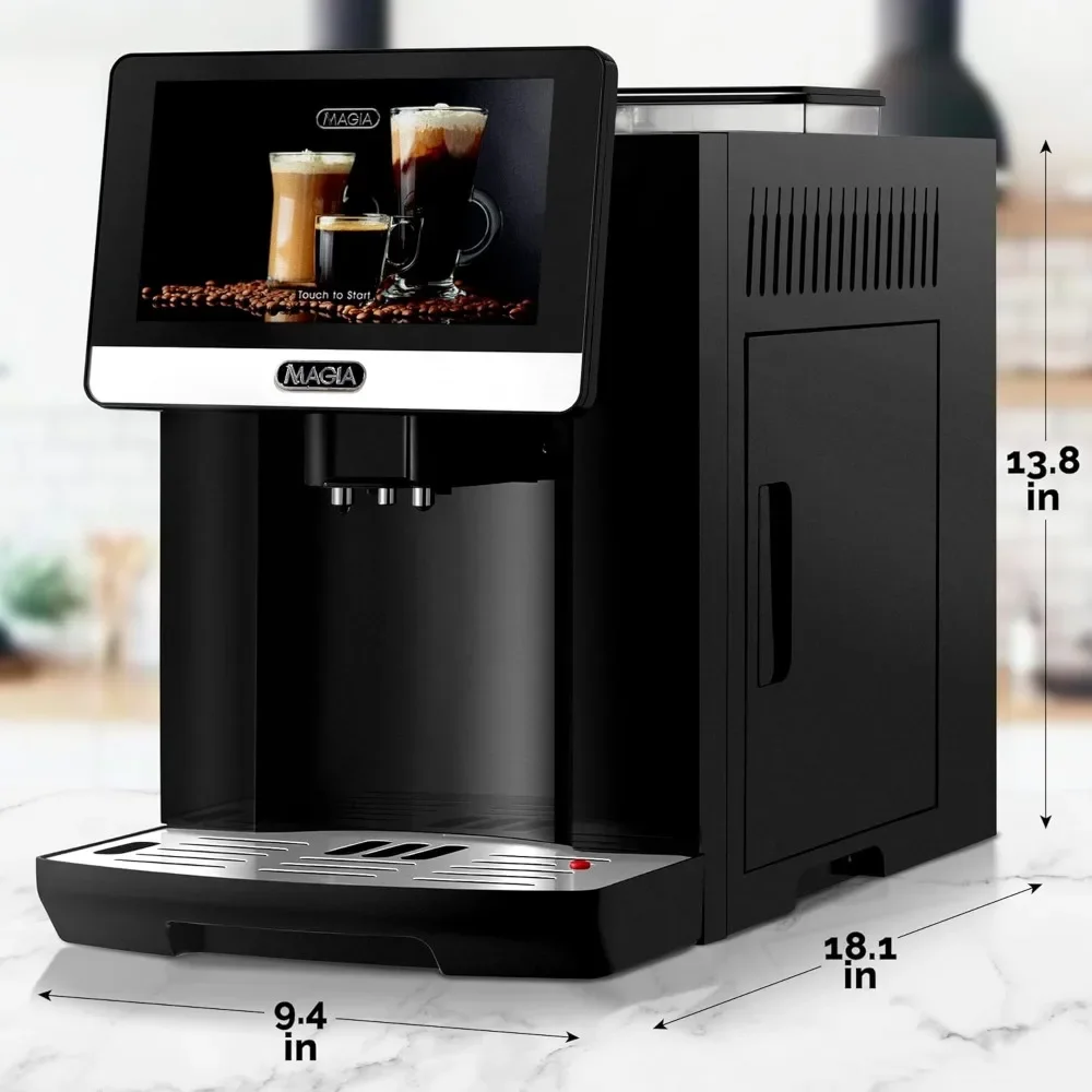 Automatic Espresso Machine - Espresso Coffee Maker with Grinder, Milk Frother & Insulated Milk Container - Cappuccino 6