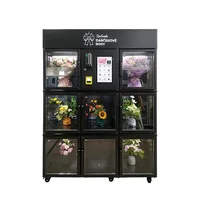 Distributeur automatique de fleurs commercial avec réfrigération pour fleurs fraîches 3