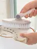 vanzlife Household bathroom long-handled brush outdoor floor tile ceramic tile to scrub brush toilet bath floor cleaning brush 5