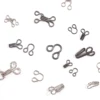 24Sets GunMetal/Rhodium Concealed Mental Hooks and Eyes Closure Sewing Closure for Bra Trousers Skirt Garment Sewing Accessories 3