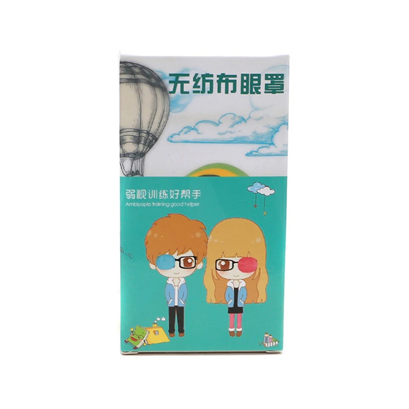 6 Pcs Children Health Care Kids Child Occlusion Medical Lazy Eye Patch Eyeshade For Kids Strabismus Treatment Vision Care Kit 6