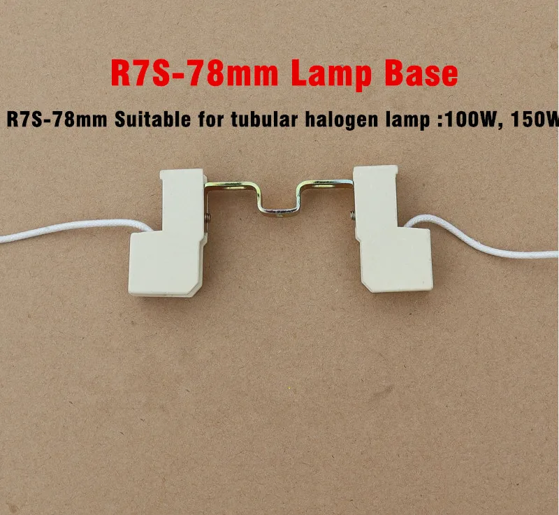 Ceramic Lamp Holder Halogen Lamps - 78/118/189mm R7s