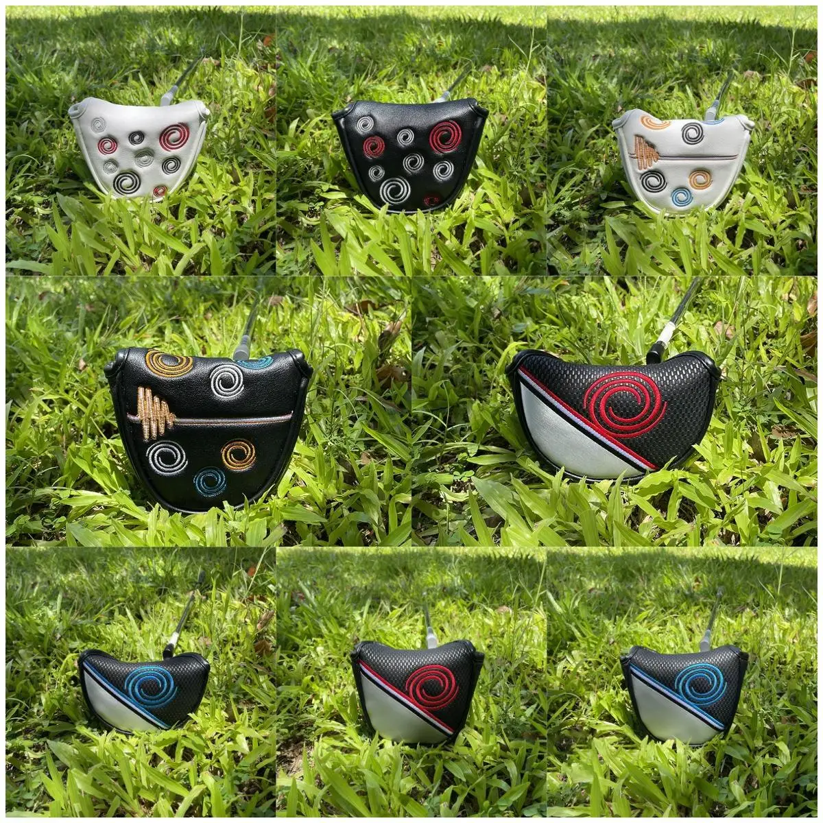 Golf Putter Head Protective Sleeve, Semi-circular Style, Fashionable and High-quality Golf Club Protective Sleeve.