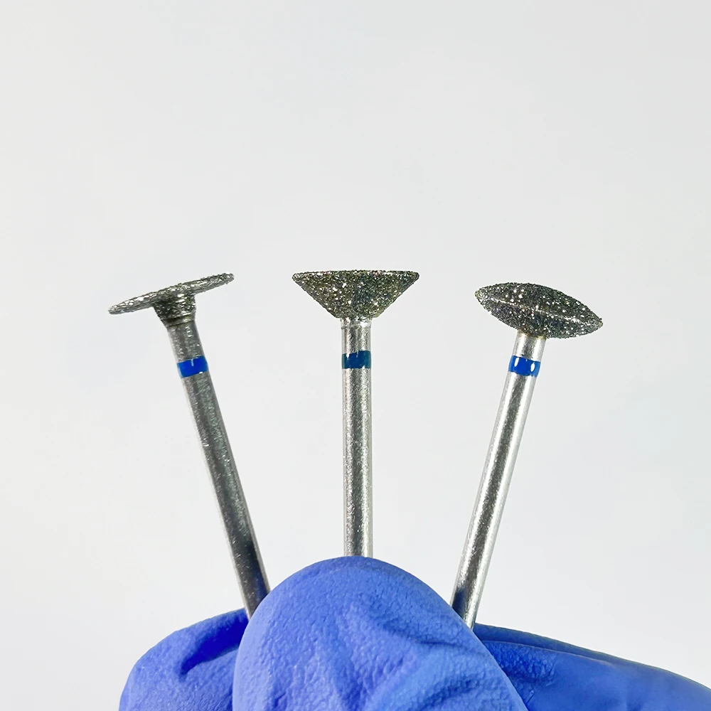 

Diamond Bit Round Shape Electric Nail Drill Files Cuticle Cleaner Tool for Rotary Nail Drill Machine Manicure Pedicure Polishing