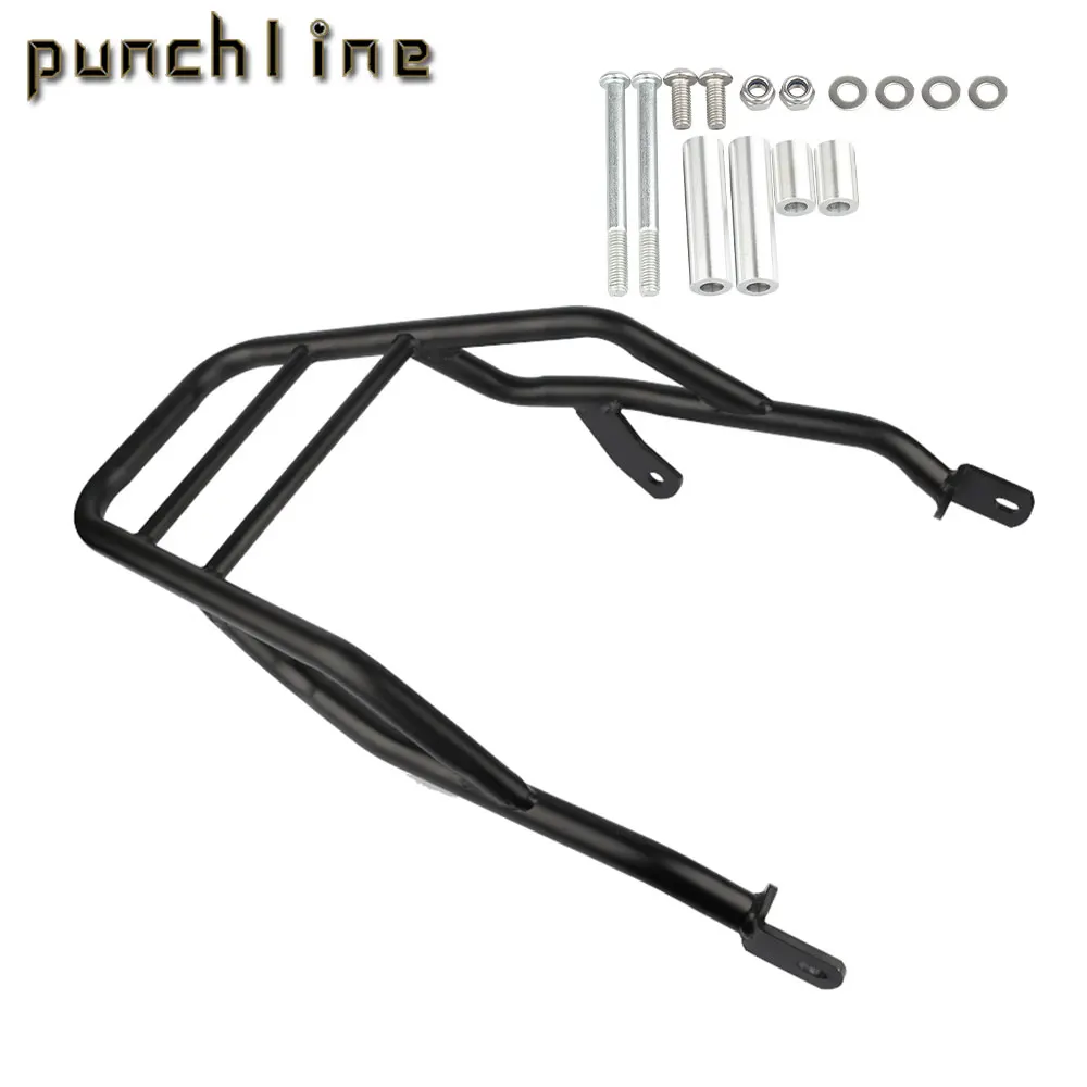 Fit For Scrambler 1200XC 1200XE 2019-2022 Motorcycle Rear Tail Rack Case Suitcase Carrier Board luggage rack carbon steel