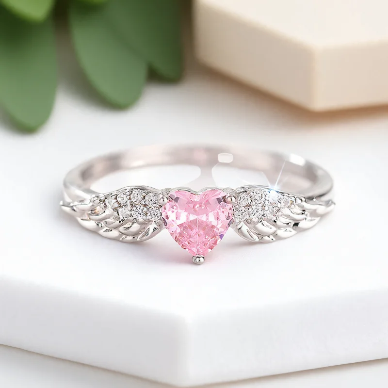Crystal Zircon Stone Engagement Wedding Rings for Women