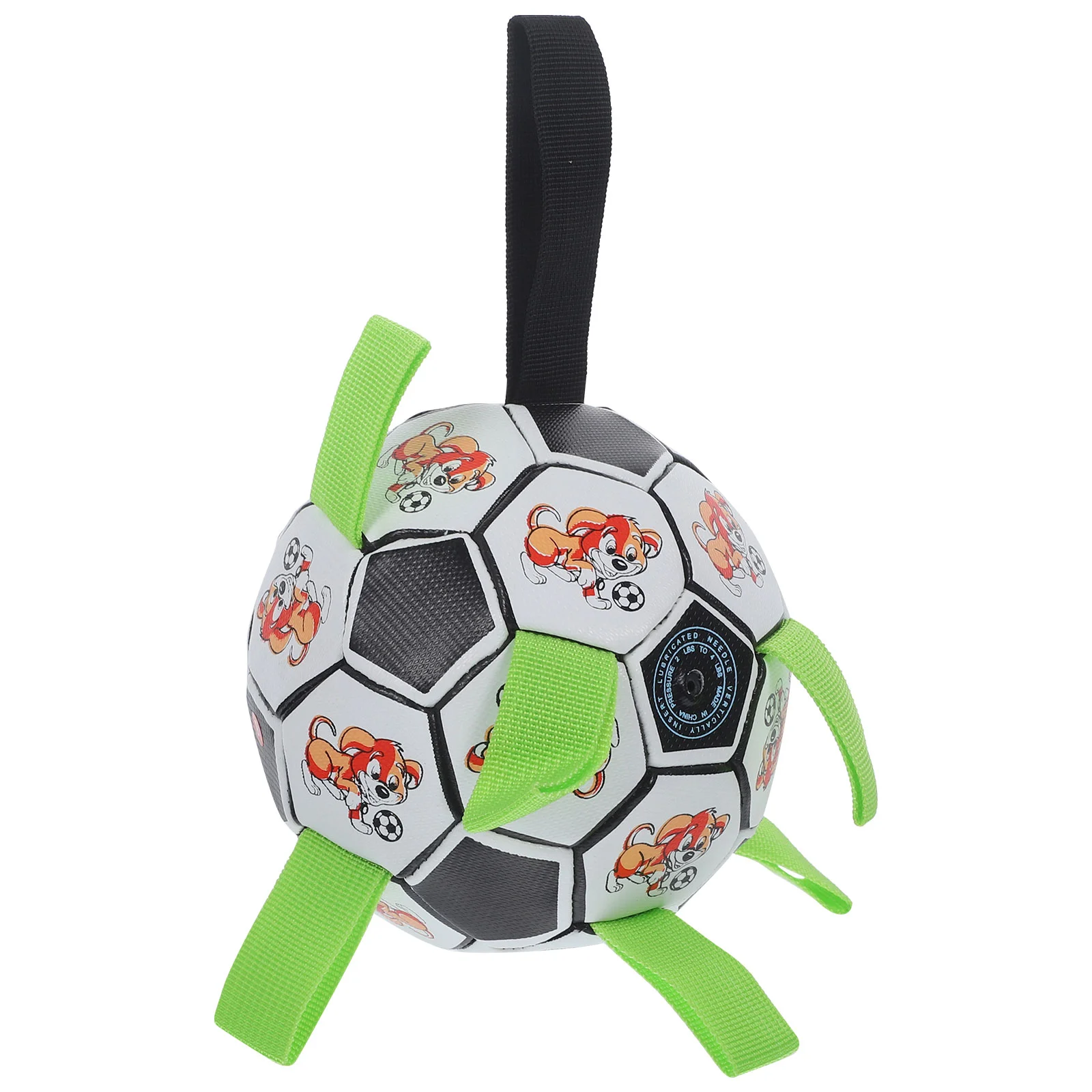 

Dog Playing Football Interactive Pet Toy Puppy Tug Soccer Toys Molar Training Bite Chew