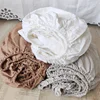 Pure Linen Mattress Protector Cover, Elastic Fitted Sheet, Bed Protection Pad, Queen, King Size, Double Bed, 90 cm, 180cm 1