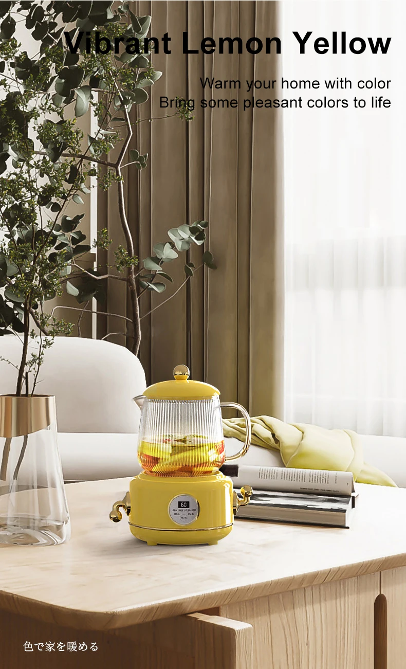 água fervida, Copo De Ensopado De Vidro, Home Office Bule, 600ml