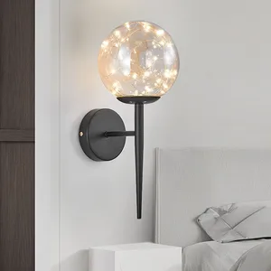 Современная светодиодная настенная лампа, комнатный минималистичный светильник в скандинавском стиле для гостиной, спальни, столовой, кухни