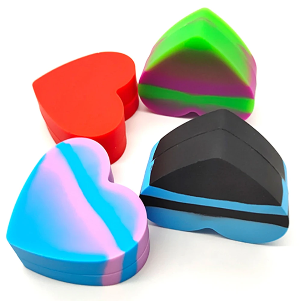 

30Pcs Storage Box Silicone 17ml Jar Container Non-stick Oil Bottle Smoking Accessories Makeup Case Cosmetic Face Cream Jars