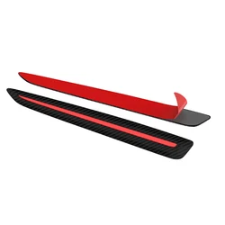 Universal Car Front and Rear Bumper Protection Strip - Rubber PVC Anti - Collision & Anti - Scratch Guard (Black)