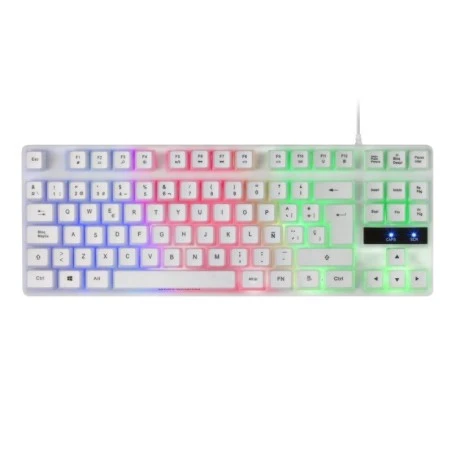 Mars Gaming MKMINI Ultra-compact mechanical Gamer keyboard RGB Flow Gaming  keyboard Outemu Switches black and white Spanish/French/Portuguese language  - AliExpress