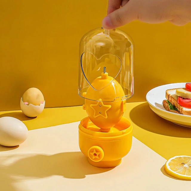  Manual Egg Shakers, Egg White and Yolk Spin Mixer Egg Scrambler  for Making Hard Boiled Golden Eggs : Home & Kitchen