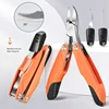 1Pcs Orange Nail Clippers Foldable Pliers Toe Nail Clippers Finger Cuticle Pro Nail Correction Dead Skin Remover Tools Durable 1