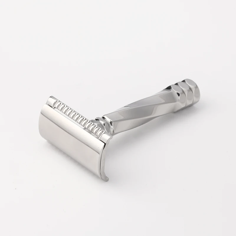 Yaqi Cerberus Stainless Steel Safety Razor 0.65mm Blade Gap 77mm Handle Provide Durability Comfortable Precise Shaving