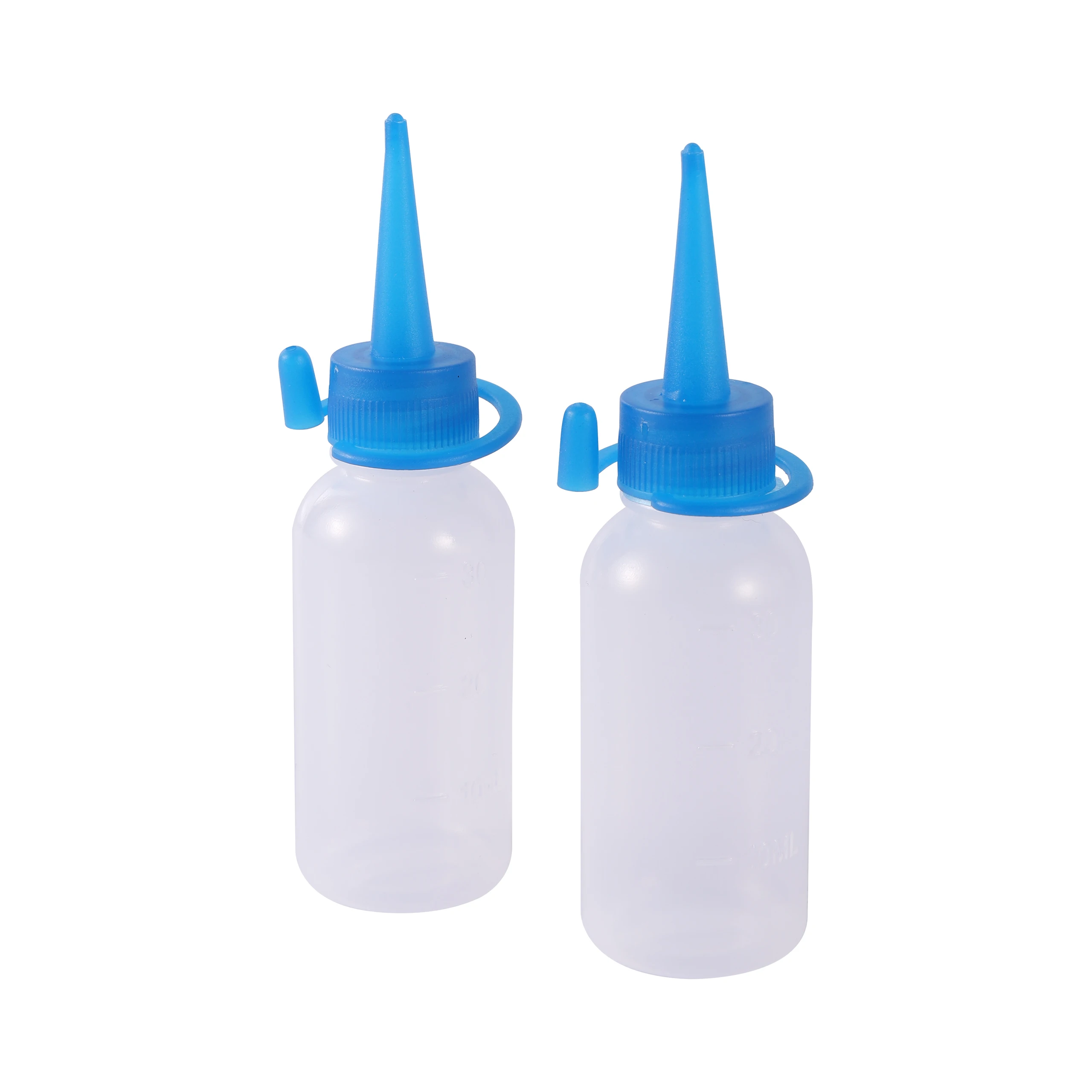 10PCS-30ML-Plastic-Squeeze-Applicator-Bottle-Empty-Scale-Measuring ...