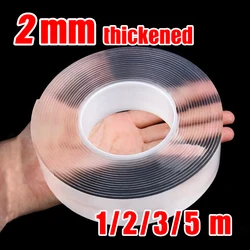 Durable Transparent Double - Sided Nano Tape - Waterproof & Heat Resistant, Various Lengths - 5M