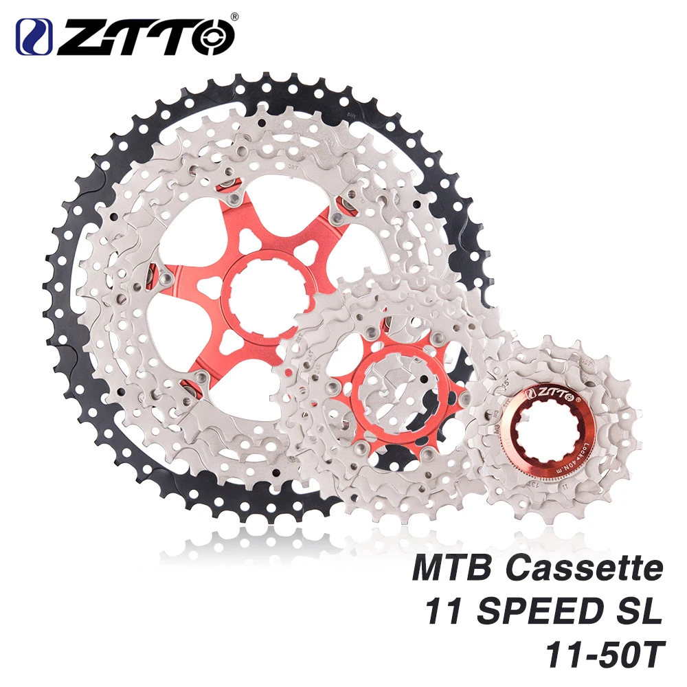 Ztto-マウンテンバイク用のワイドホイール11-50t slカセット,自転車用の11vk7マウンテンバイクパーツk7 x1 xo1 xx1 m9000