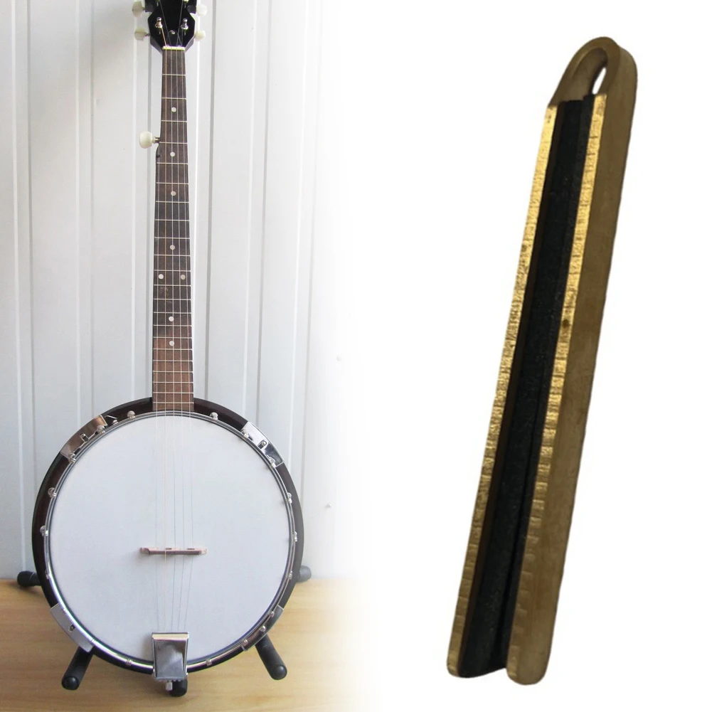 Music Lessons Gold Tone Mute Banjo Accessory Handmade Banjo Mute Practice Tool Musicians Quiet Tone Device