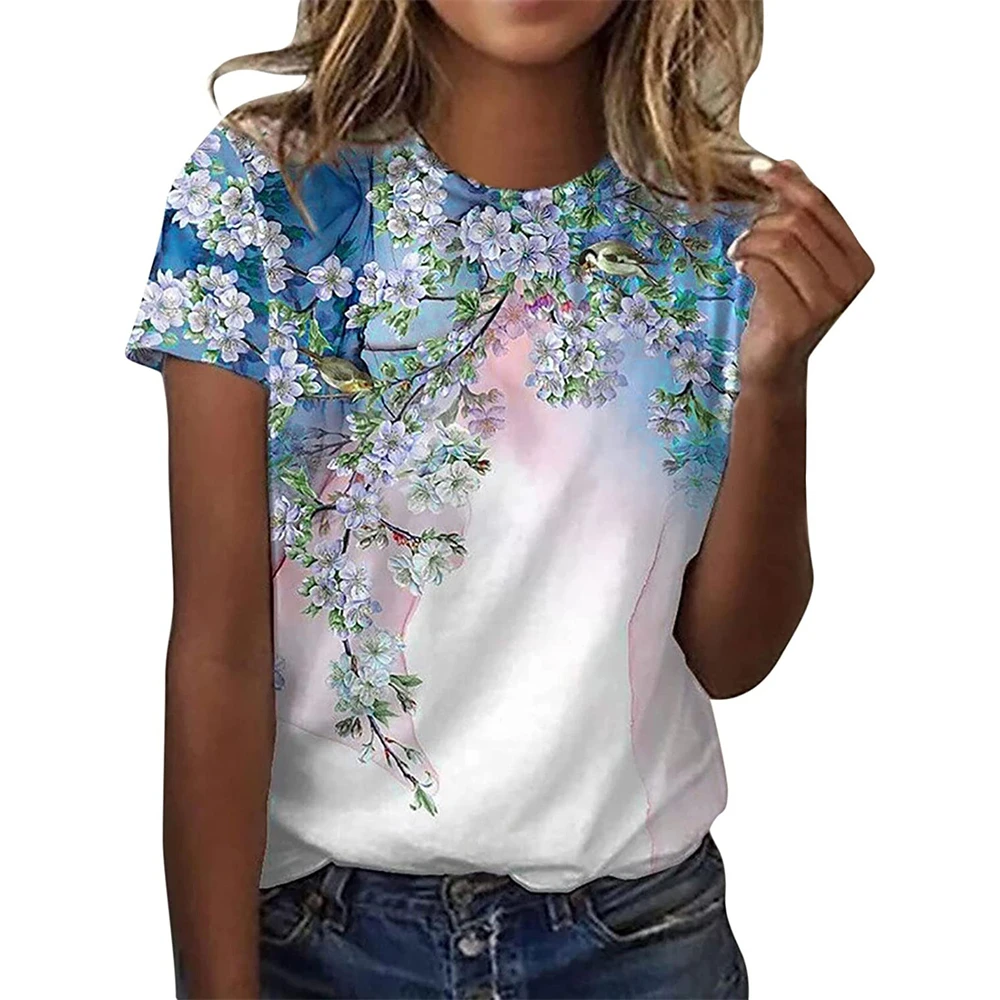 

Fashion New Hot Casual 3D Printed T Shirt For Women Street Trend Harajuku Shirts Summer Short Sleeve Top Ladies Clothes Camiseta