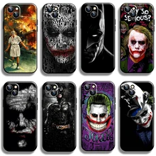  Marvel Bat-Man Joker Clown For Apple iPhone 13 12 11 Pro 13 12 Mini X XR XS Max 5 6 6S 7 8 Plus SE2020 Phone Case Funda Back 