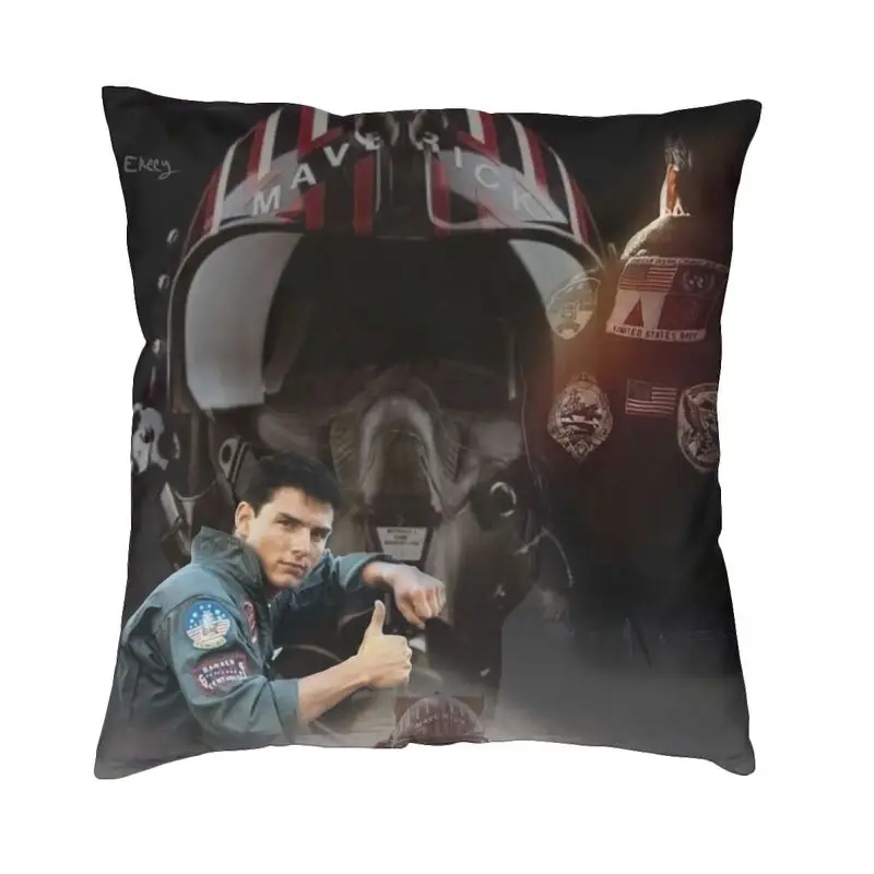 

Top Gun Maverick American Action Tom Cruise Movie Cushion Covers Velvet Cute Throw Pillow Case Decor Home Pillowcases